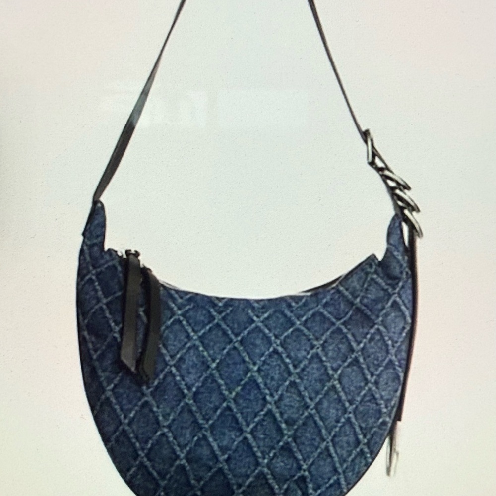 Rag and Bone denim Spire hobo crossbody bag